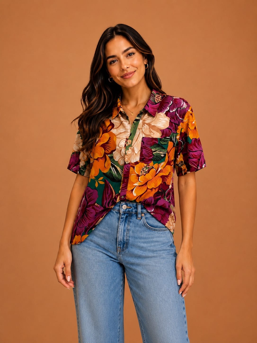 Camisa chita outono