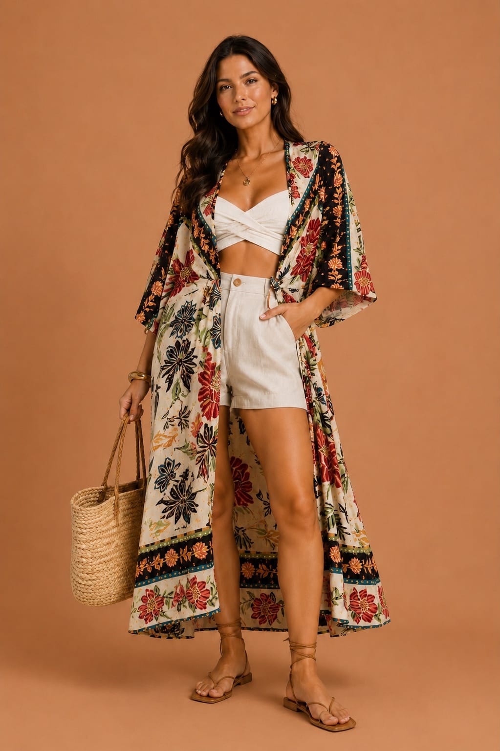 Kimono bossa flor