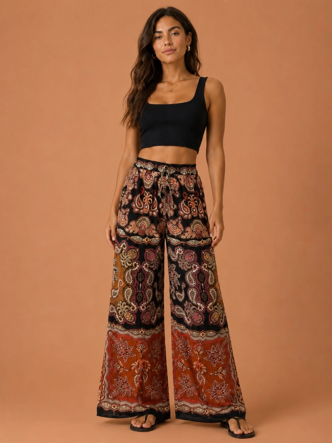 Calça pantalona doce manhã