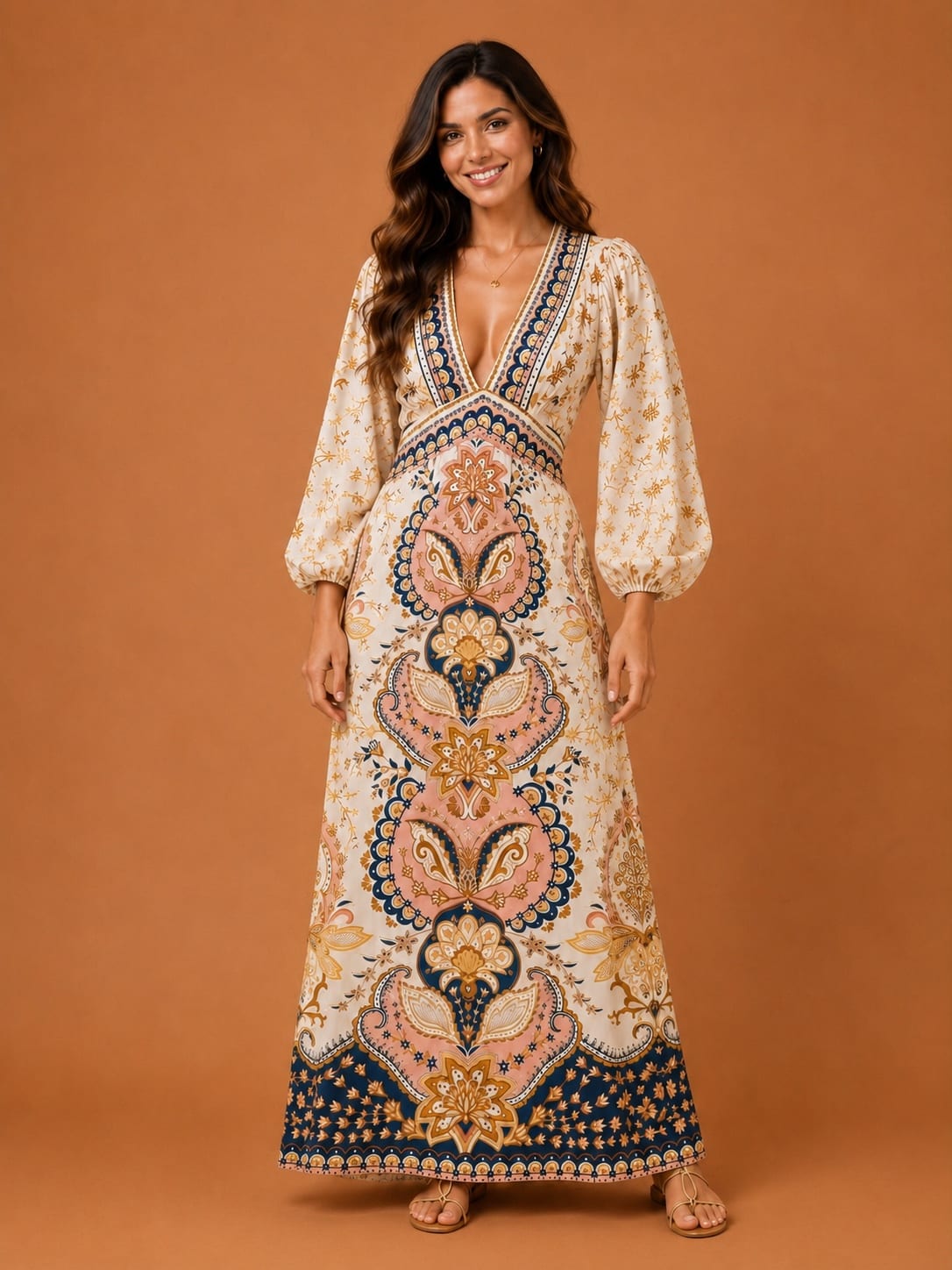 Vestido beleza boho