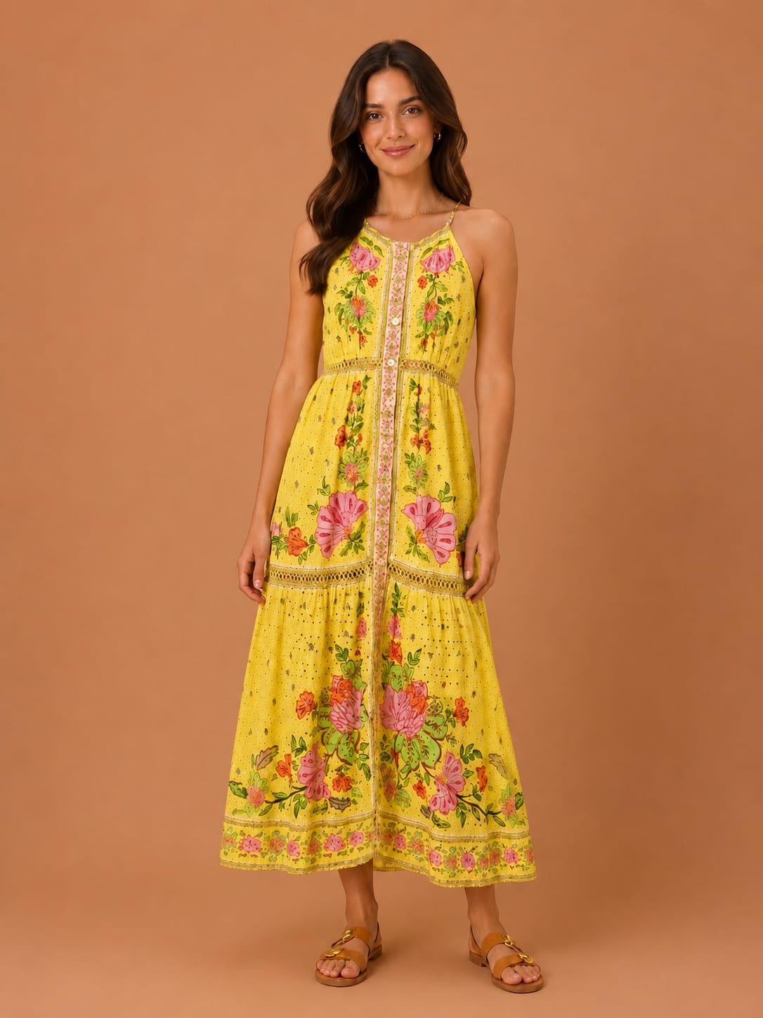 Vestido flor de borboleta
