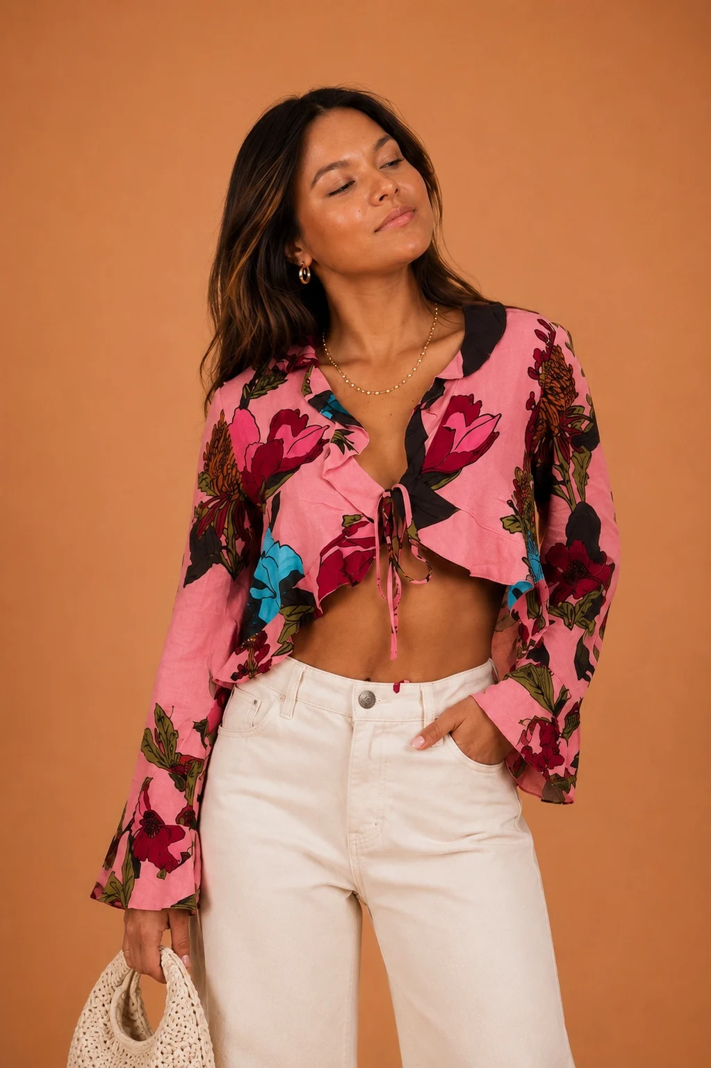 Blusa calor floral