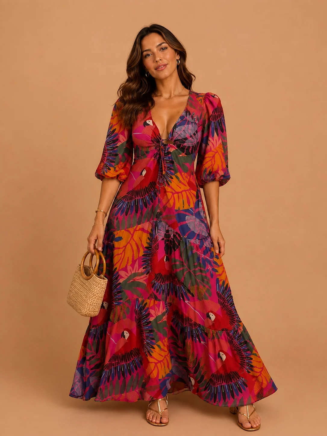 Vestido cropped arara