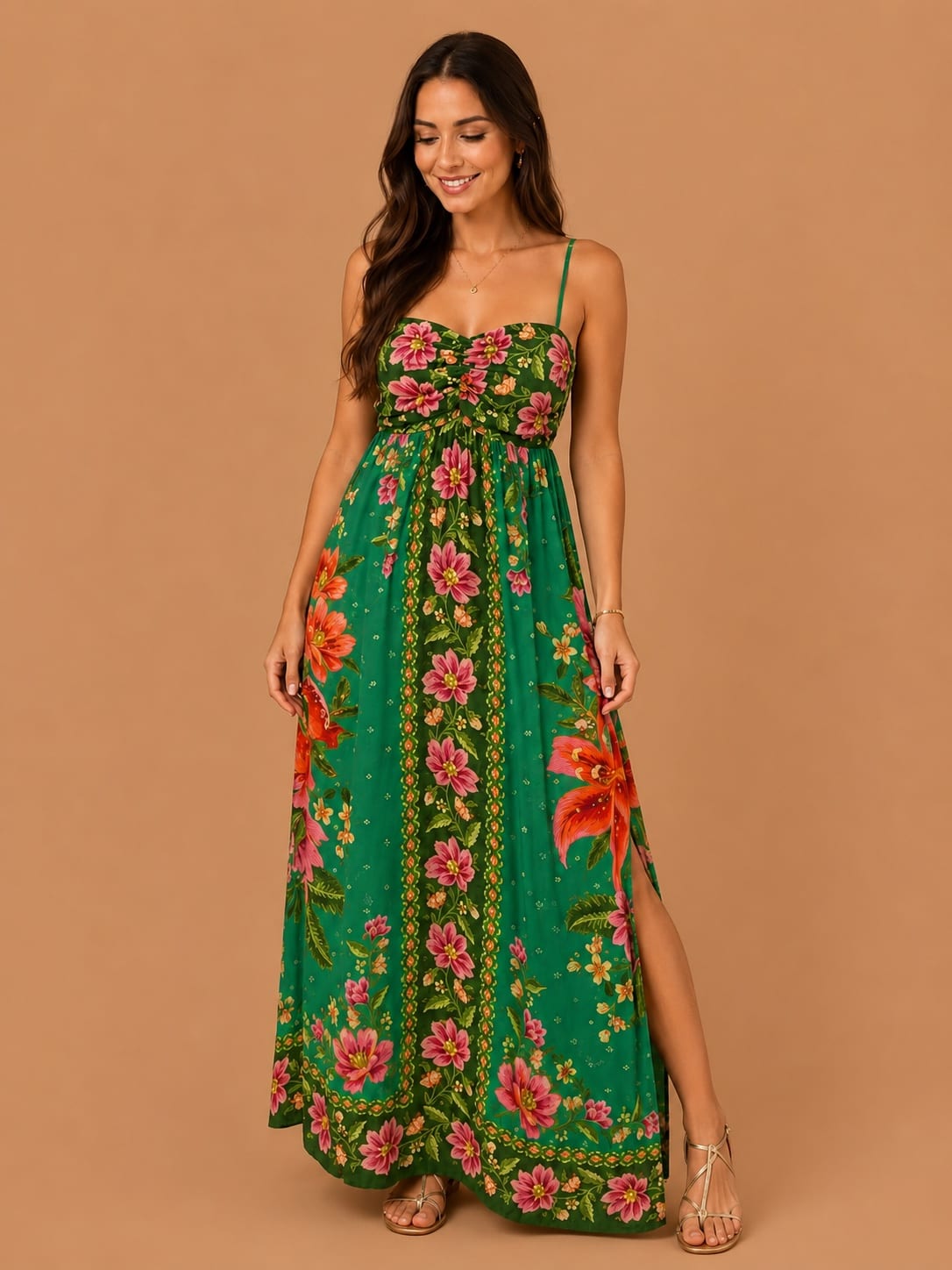 Vestido cropped fruta de verão