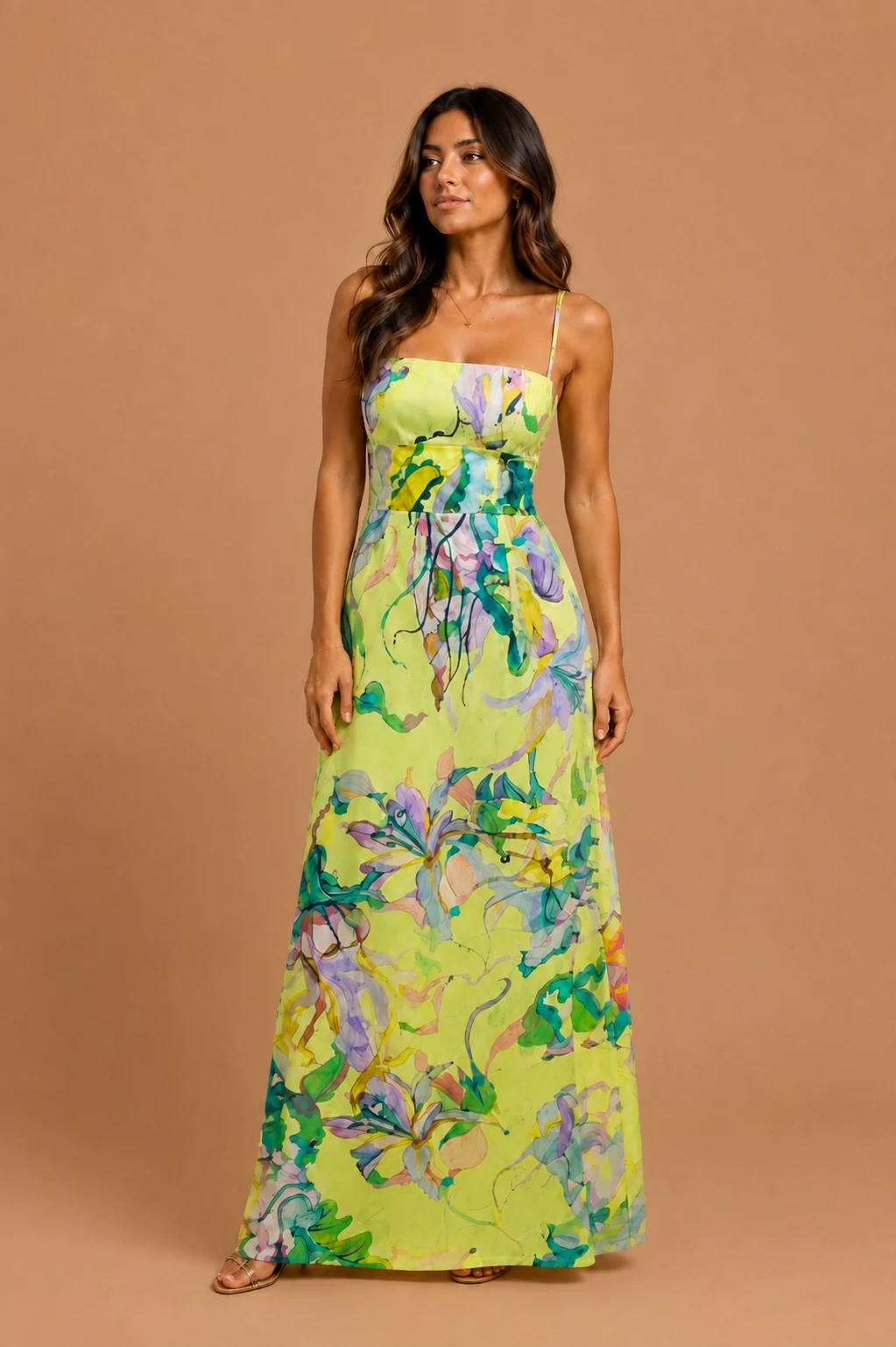 Vestido alcinha água viva