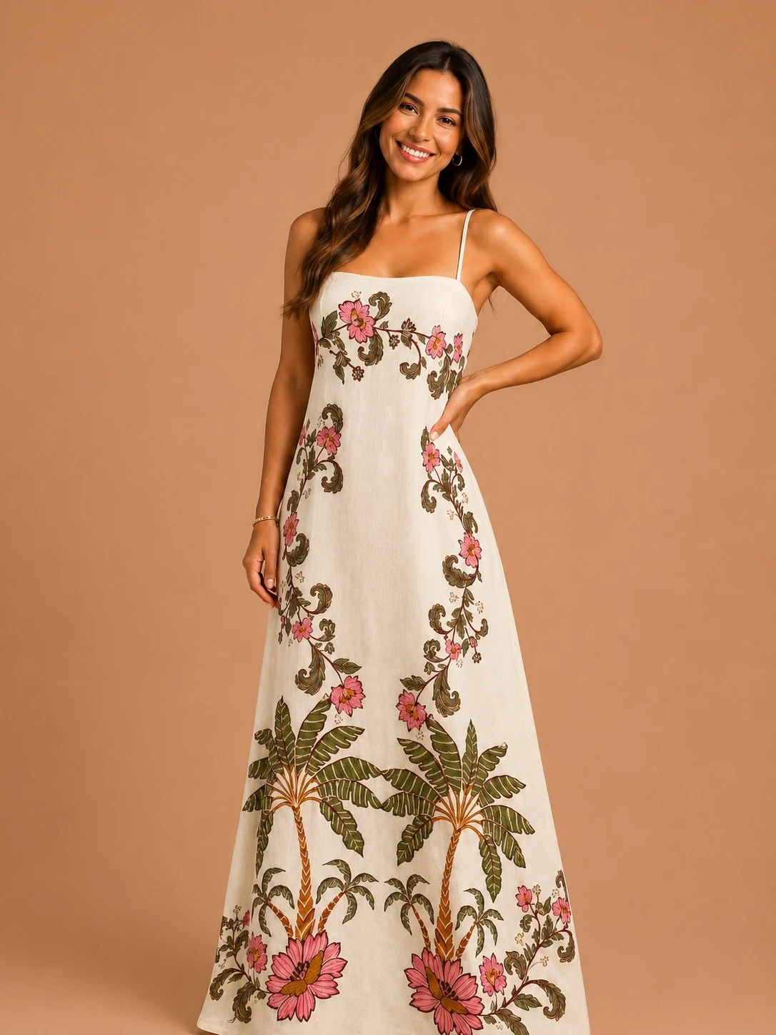 Vestido longo revenala