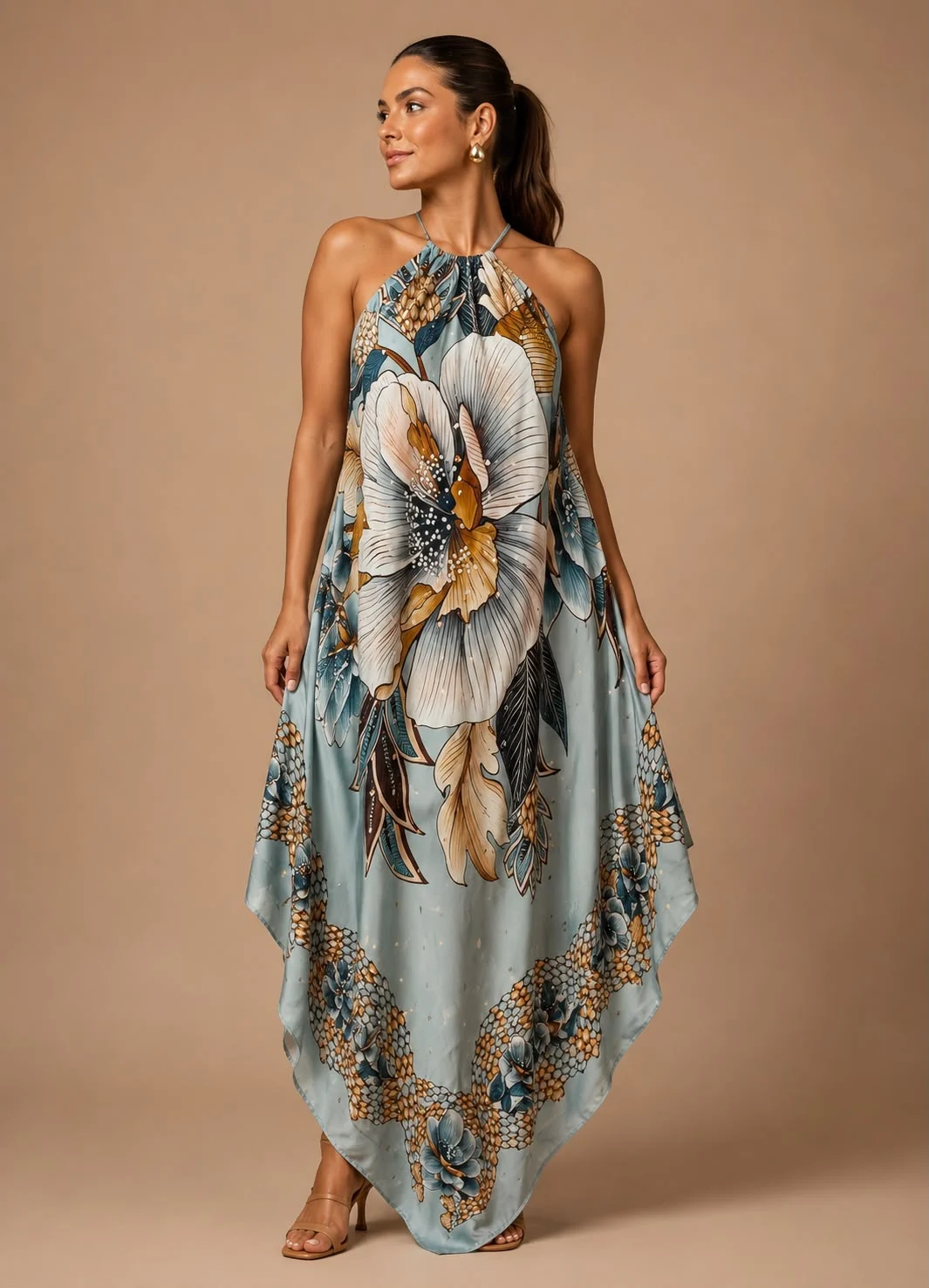 Vestido jardim real