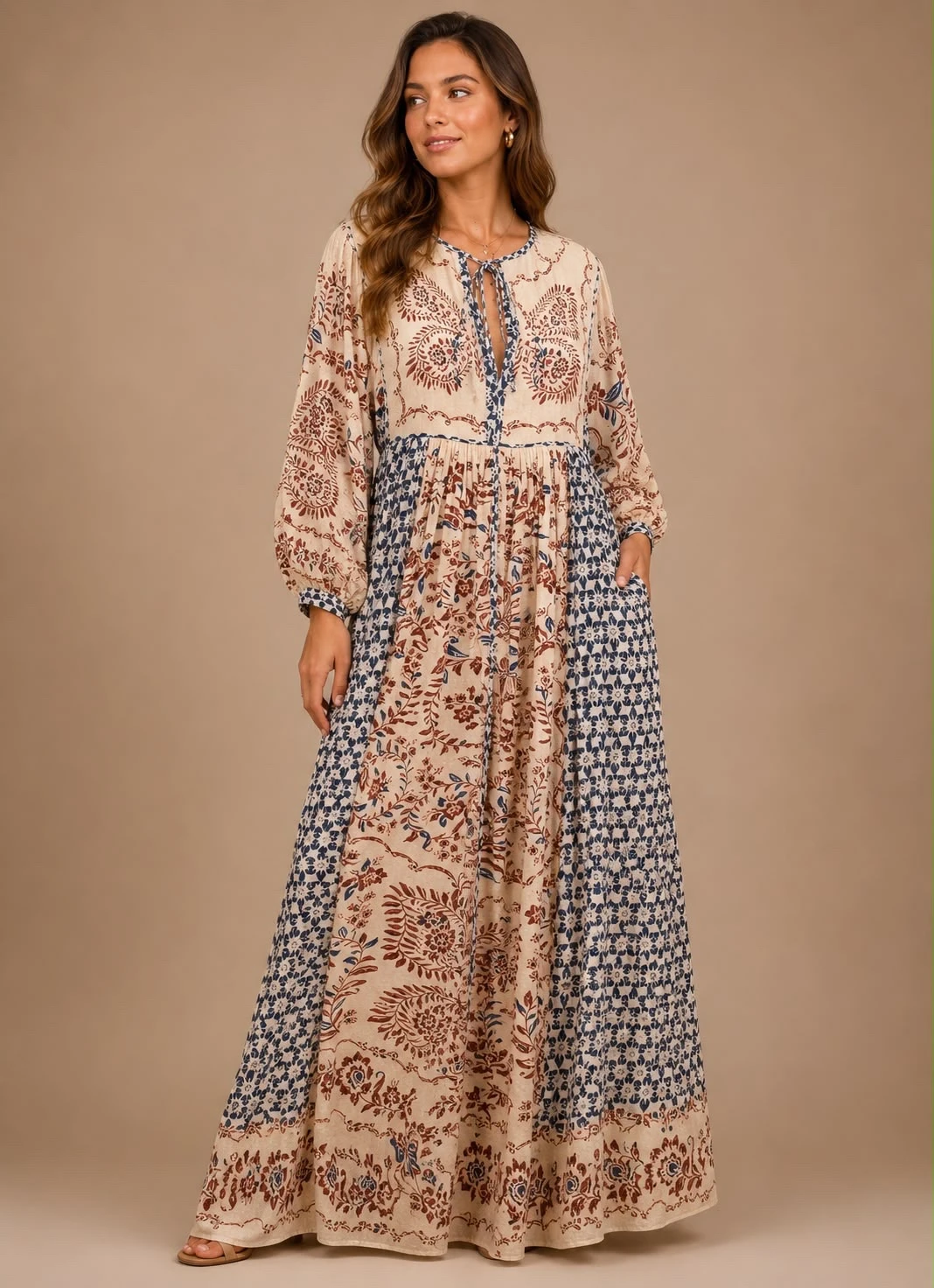 Vestido cropped Borbolina