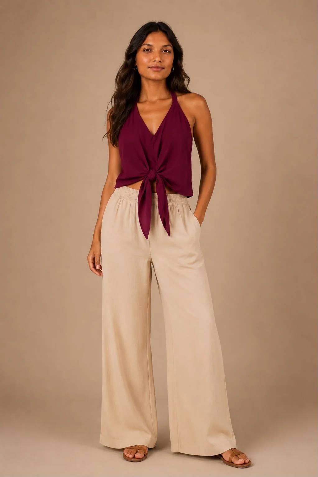 Blusa frente única