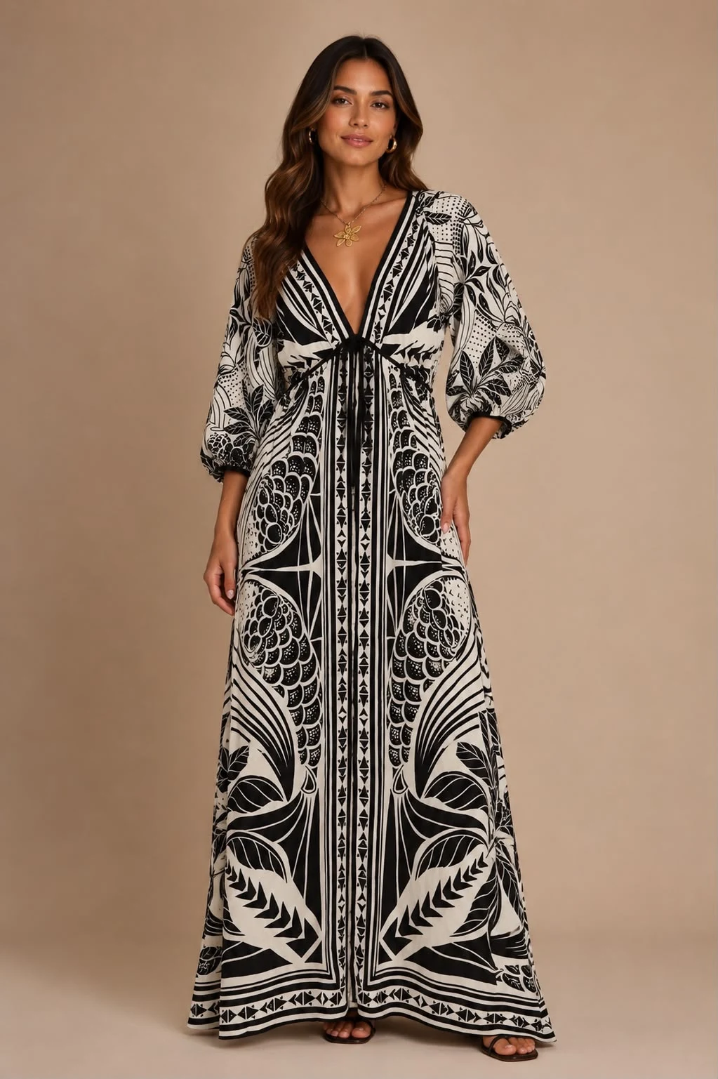 Vestido longo foz