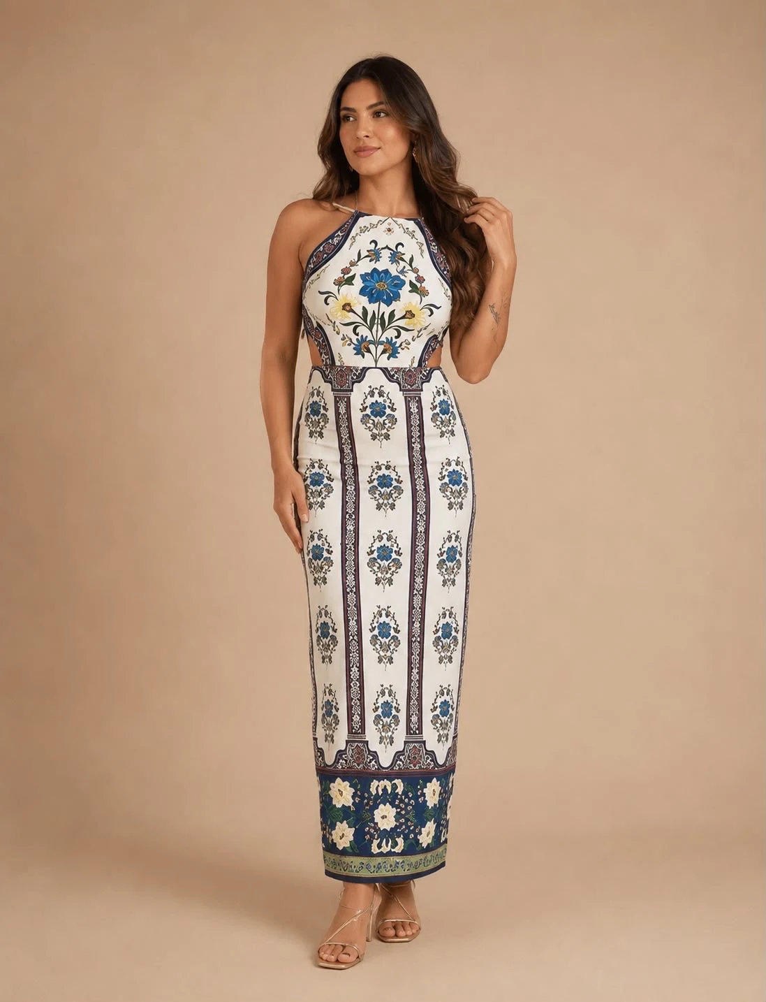 Vestido midi Manoela