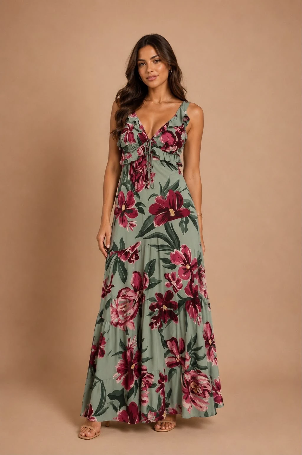Vestido longo lineia