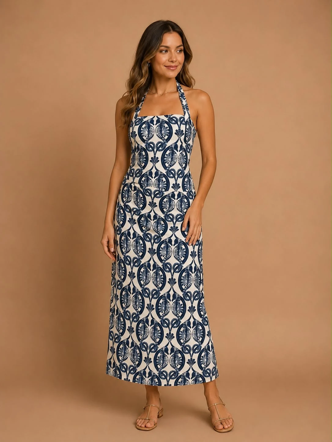 Vestido cavalos marinhos