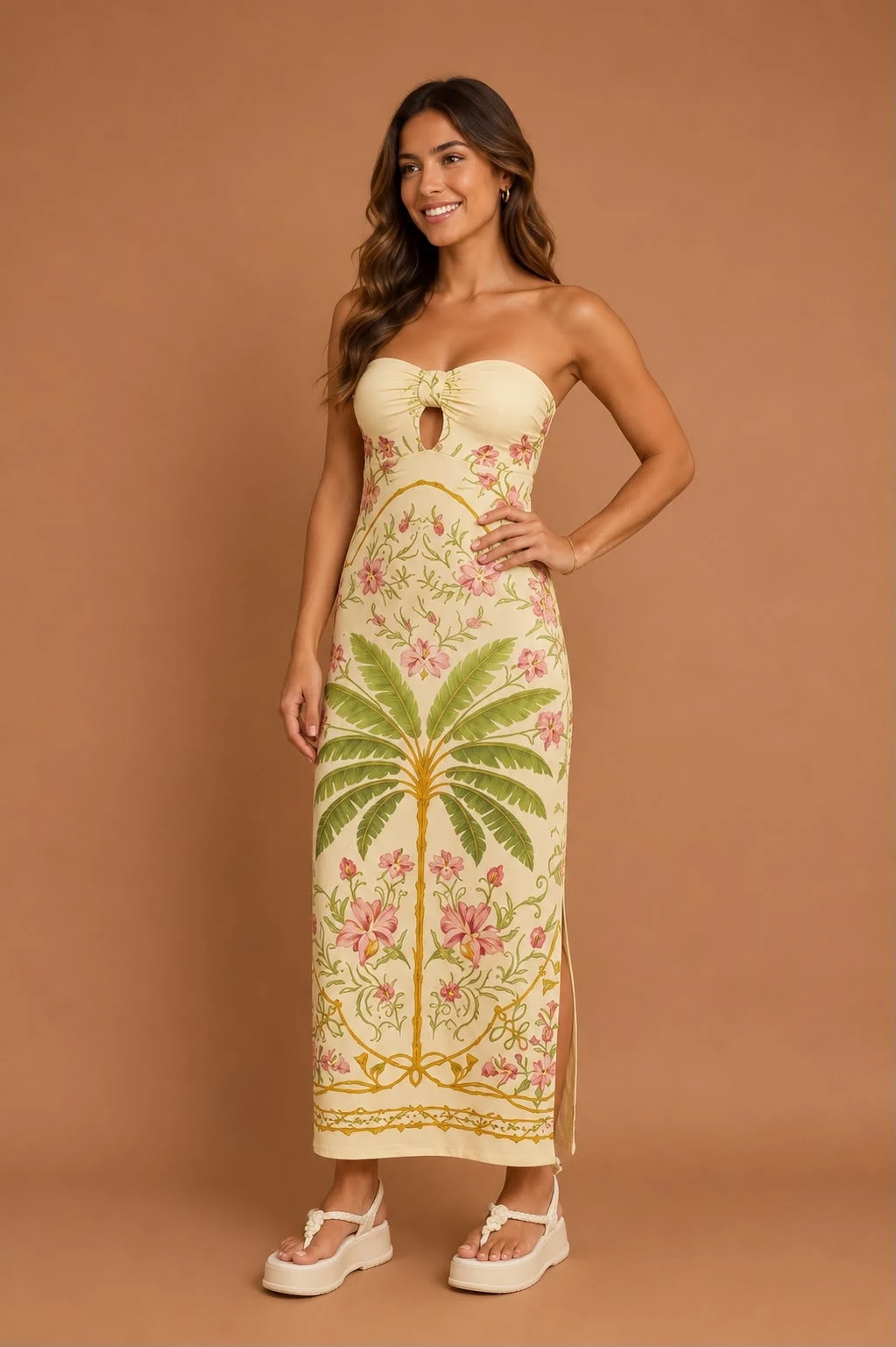 Vestido mídi nusa