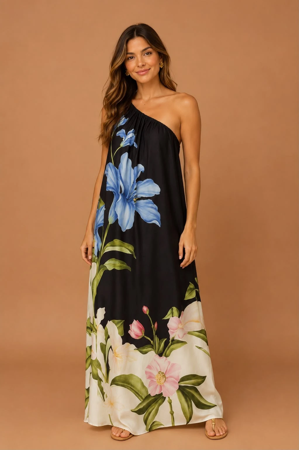 Vestido céu de flor