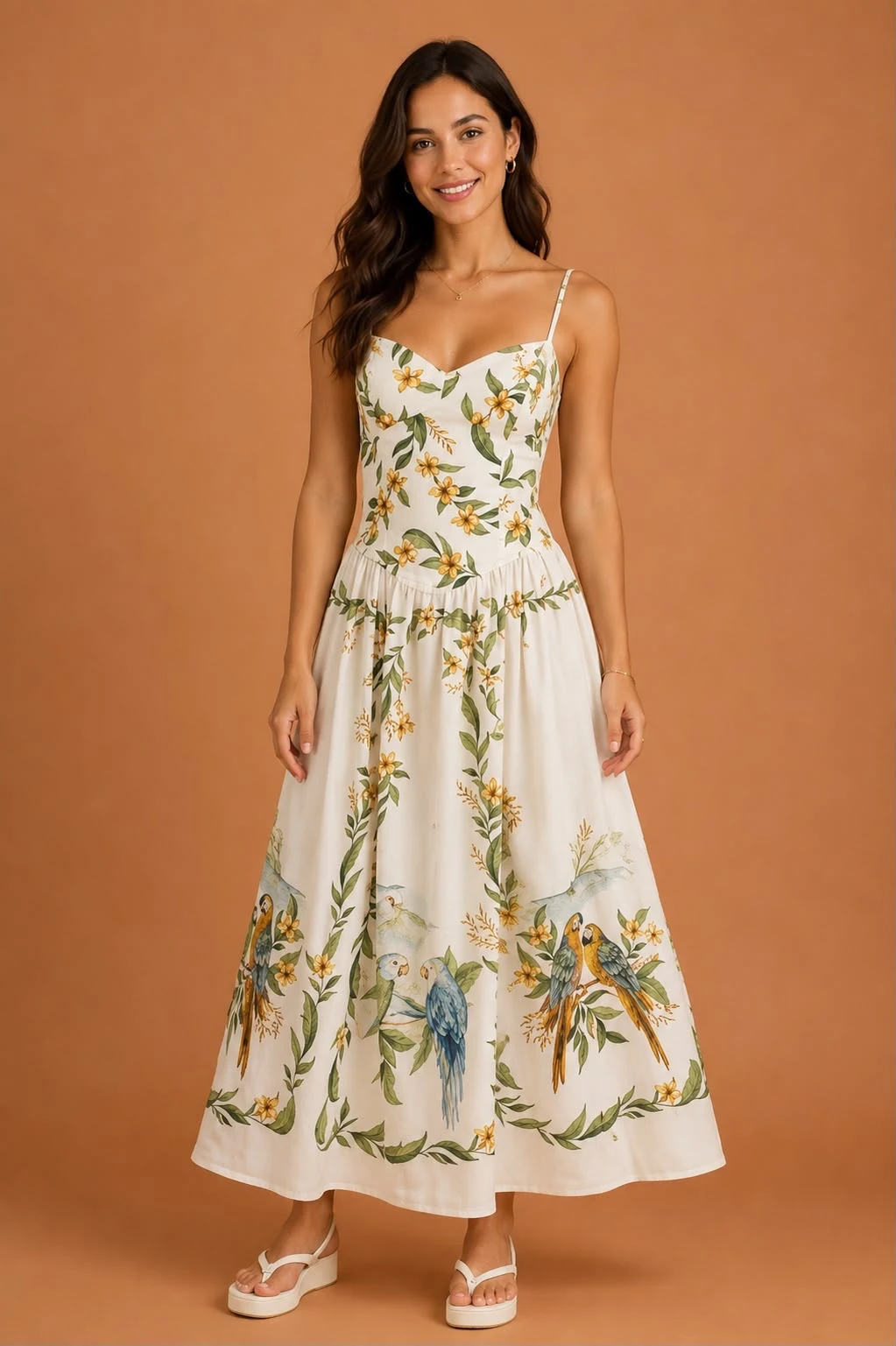 Vestido cropped respiro de rio