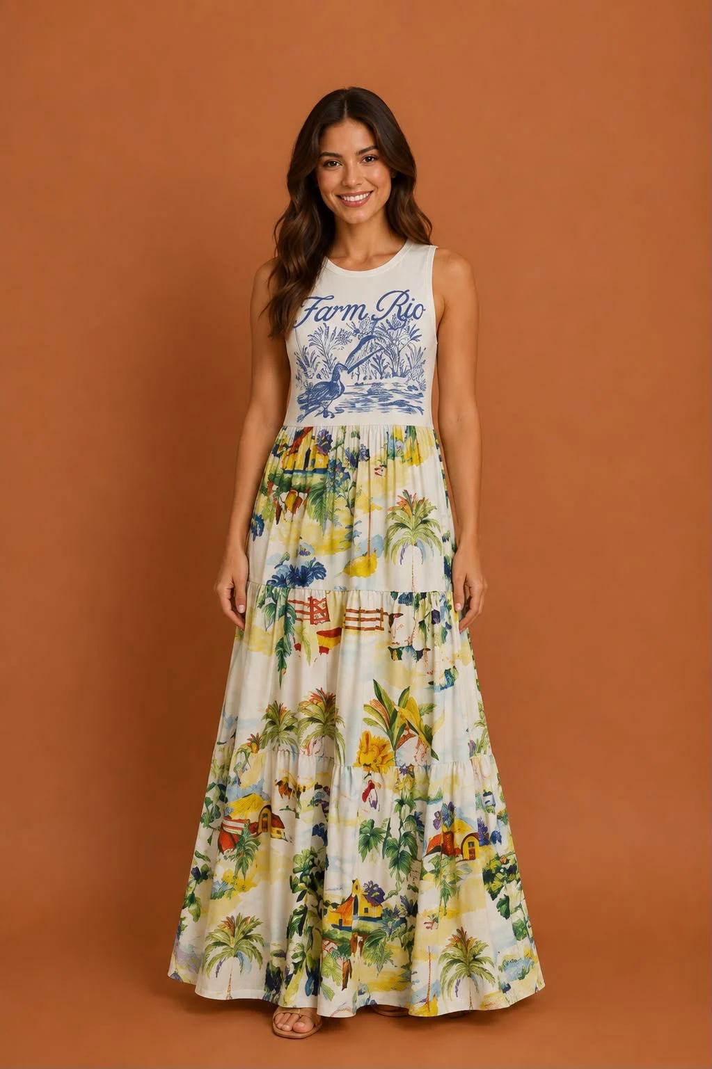 Vestido silk fazenda
