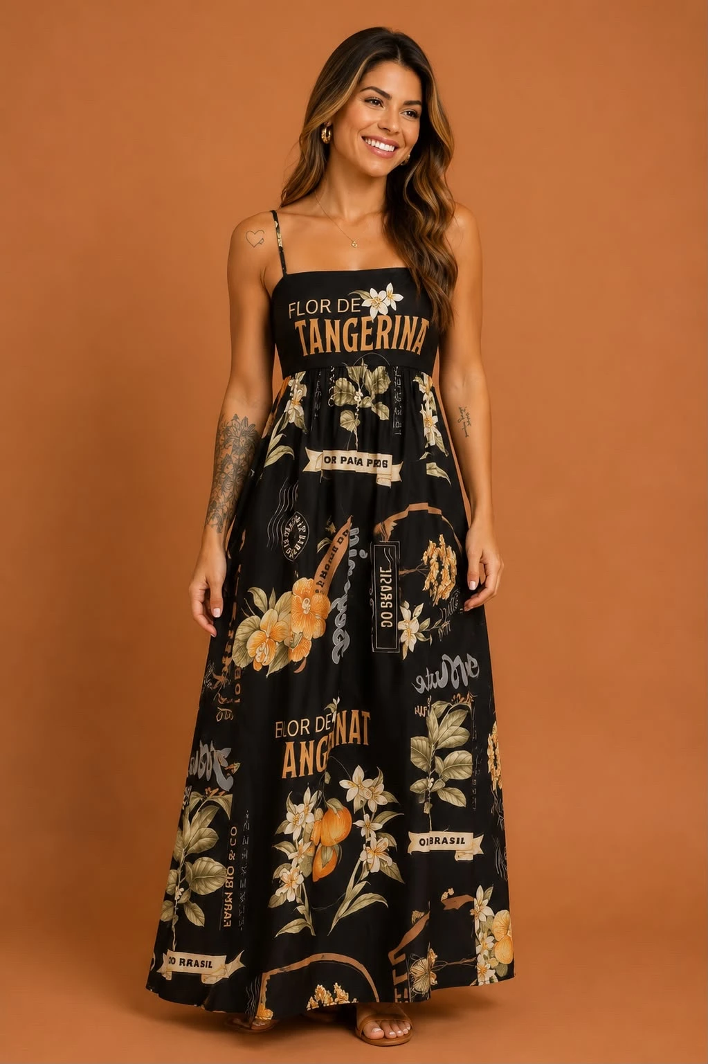 Vestido selos do Brás