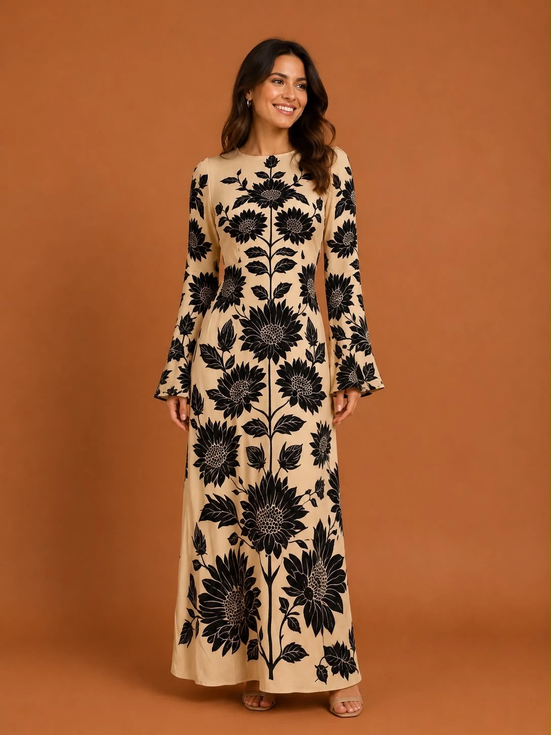 Vestido longo Maria Lia