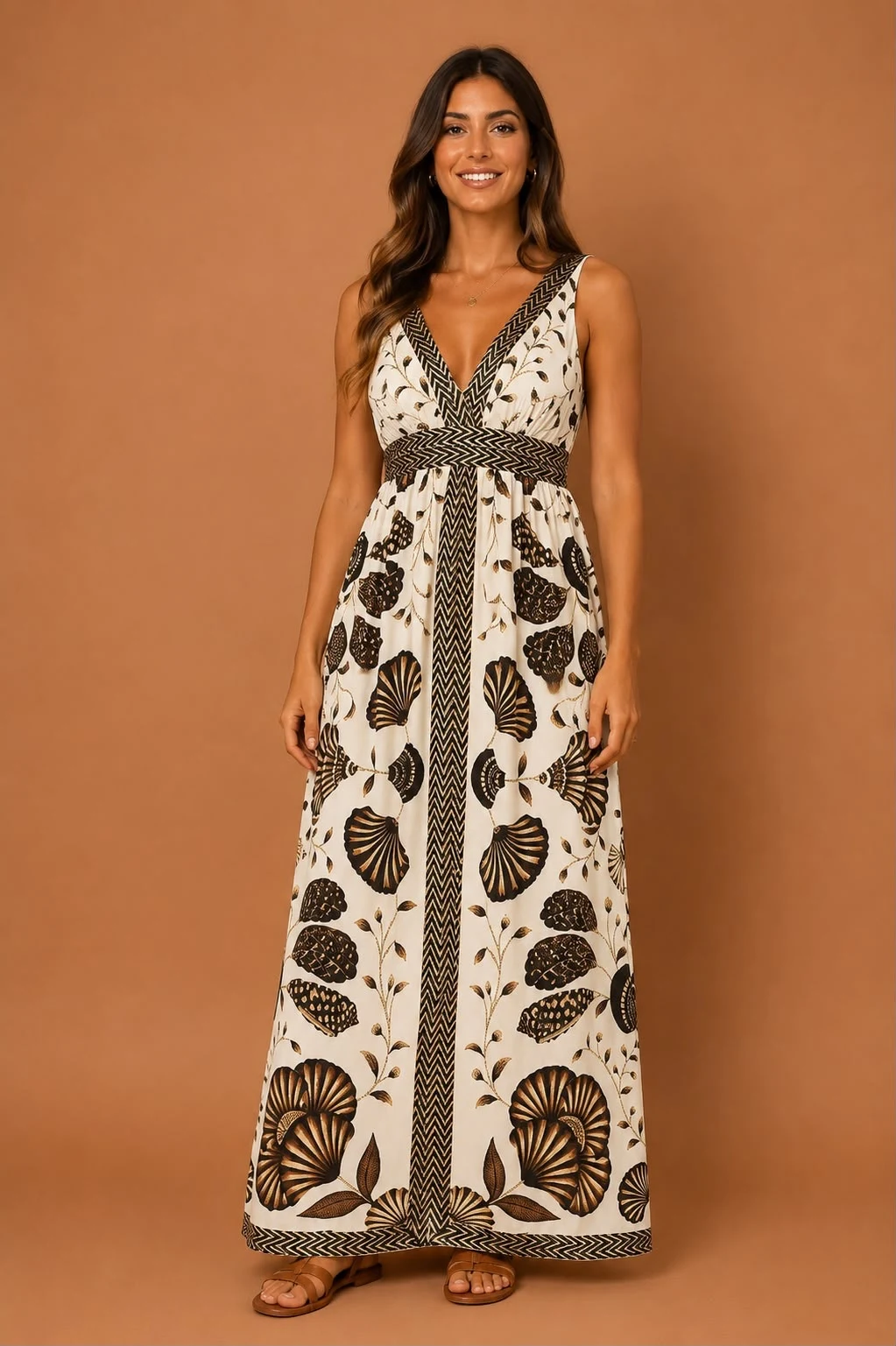 Vestido cropped sonho de concha