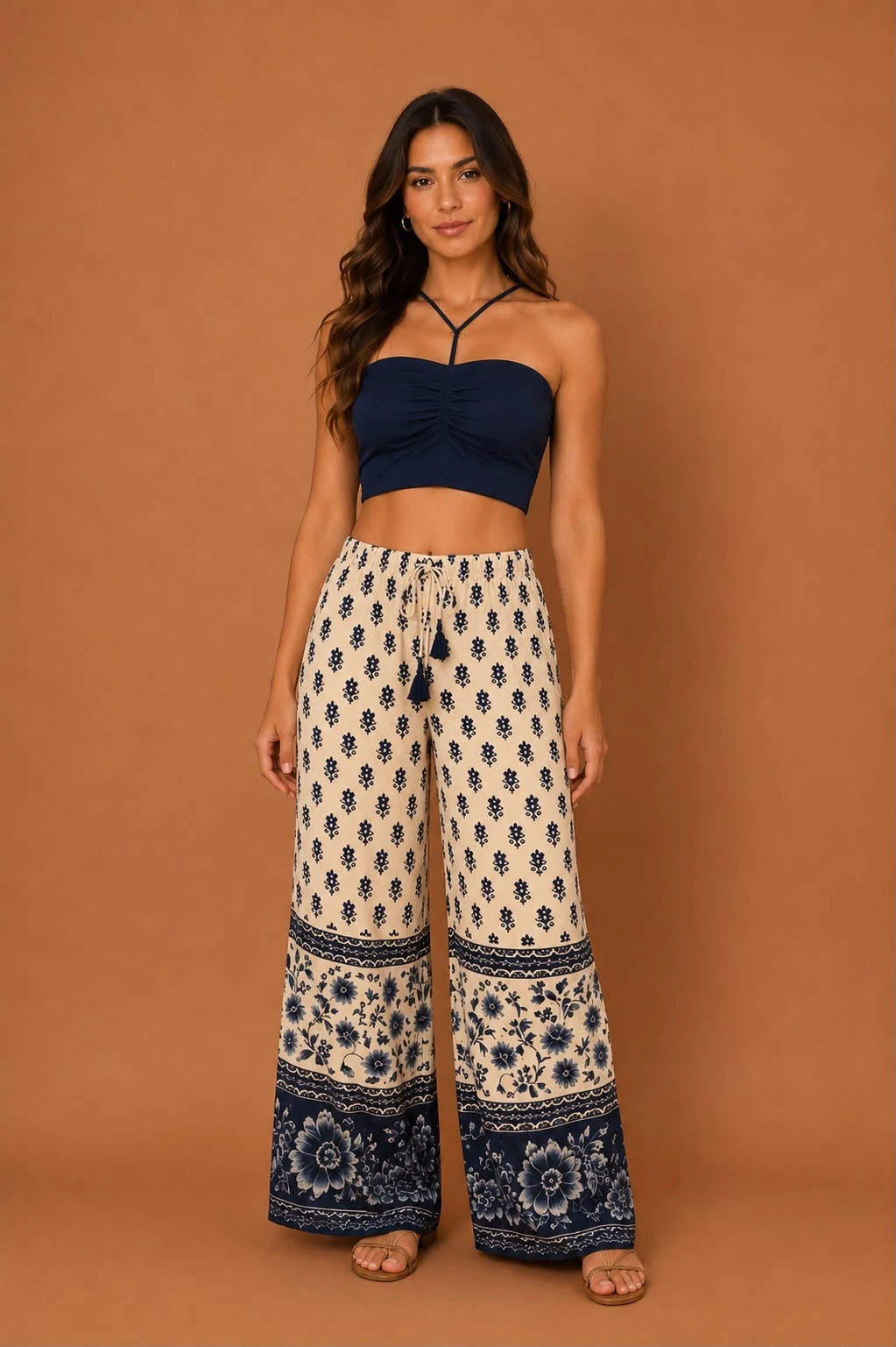 Calça reta nara