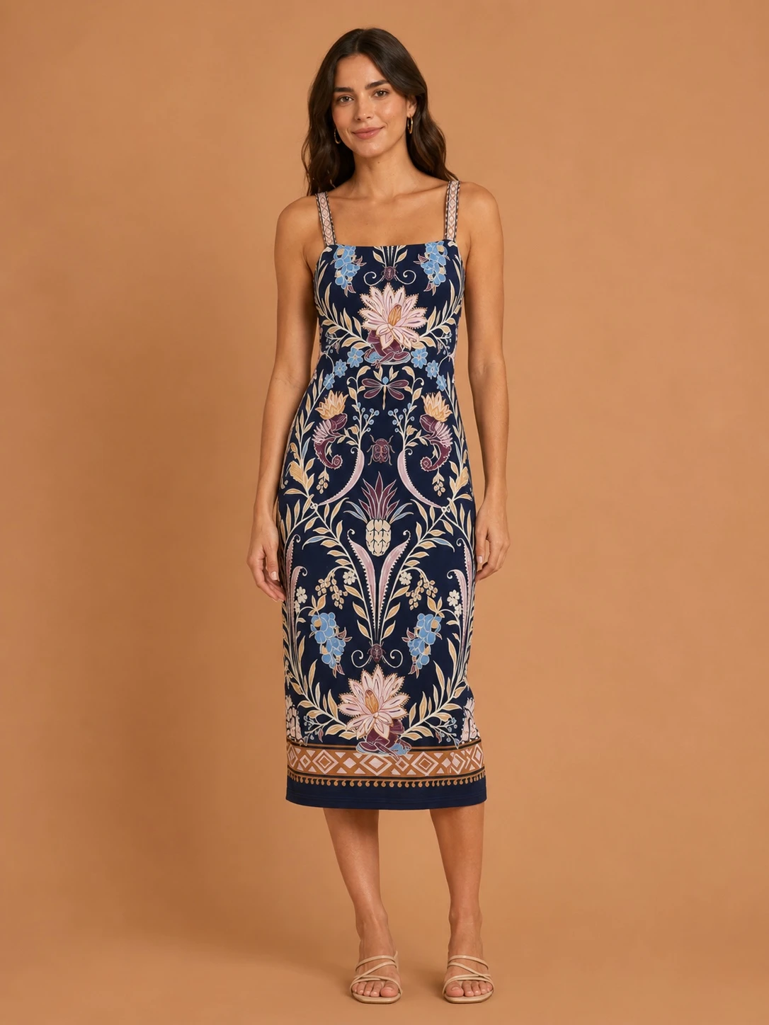 Vestido mídi leveza