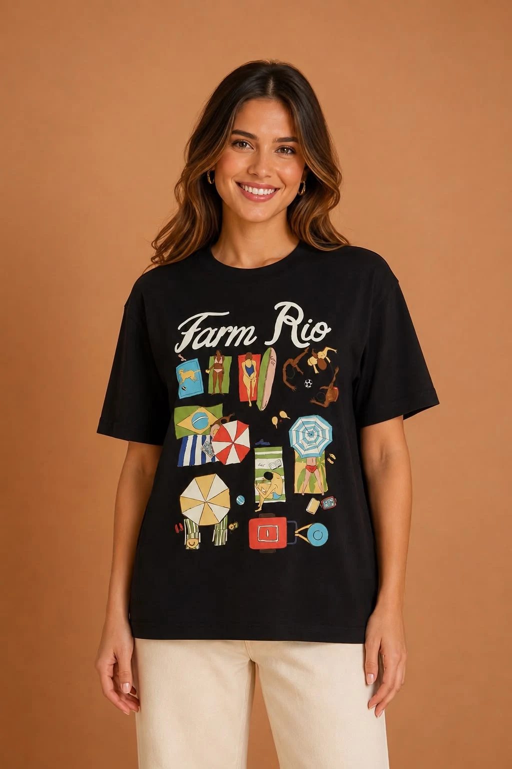 T shirt colagem carioca