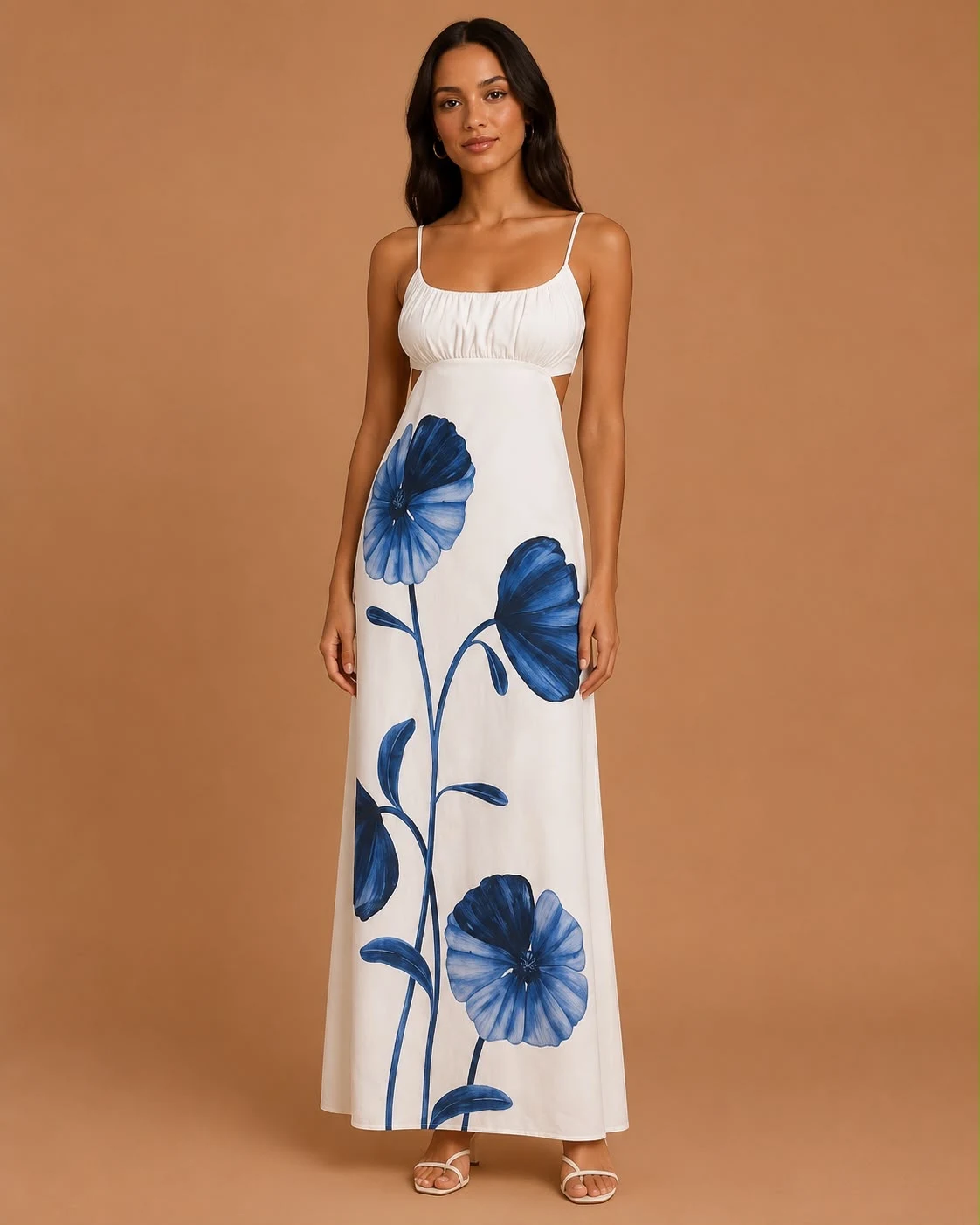 Vestido alça ciana