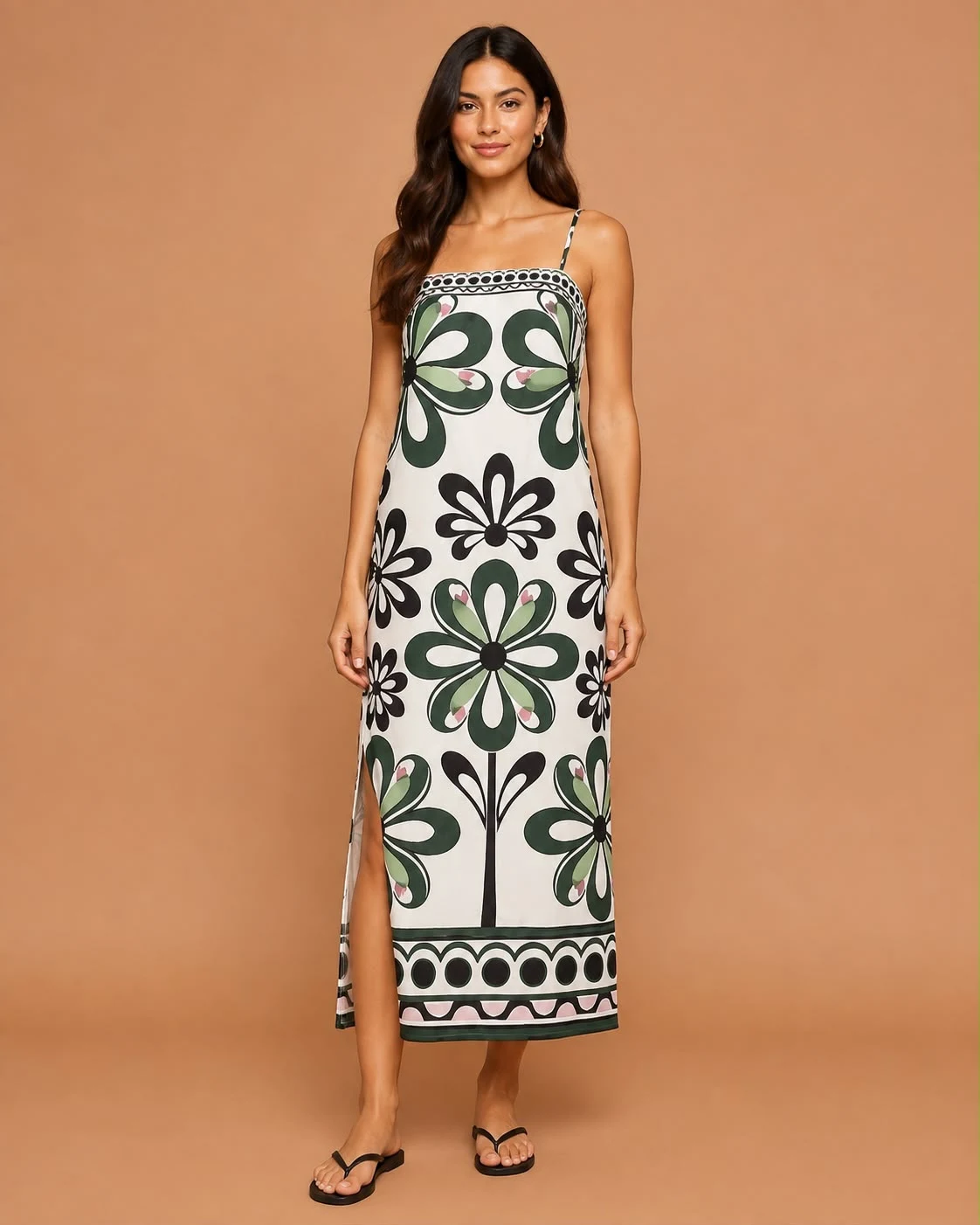 Vestido cropped florara