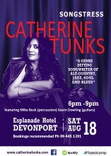 Events The Esplanade Hotel Songstress Catherine Tunks