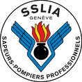 Badge du Service de sécurité et de lutte contre les incendies aéroportuaires de Genève Aéroport