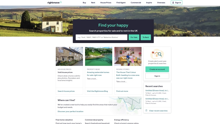 Rightmove website