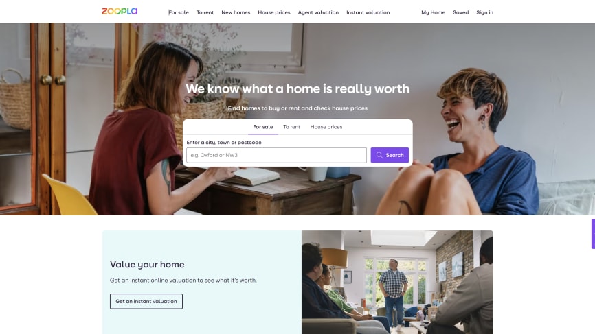 Zoopla Website