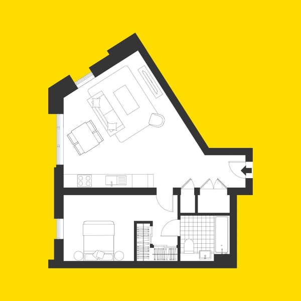 Union Wharf Apartment Floorplan