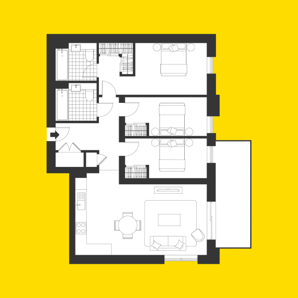 Union Wharf Apartment Floorplan