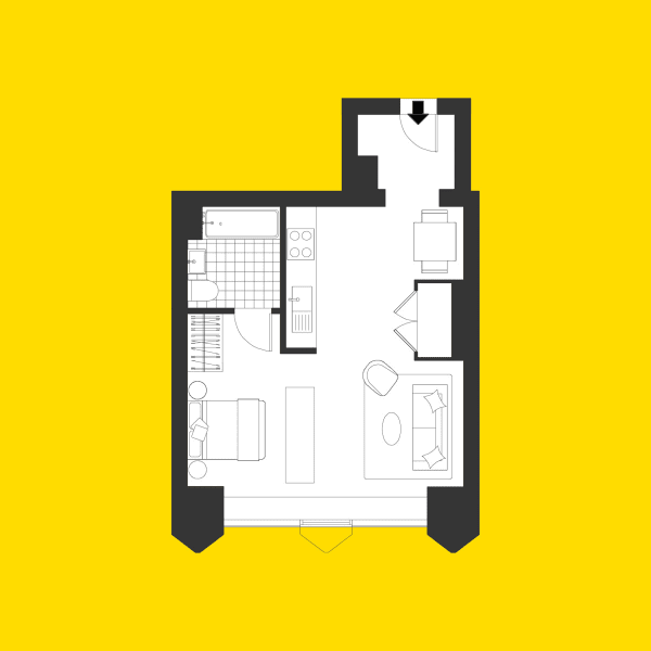 Vantage Point Apartment Floorplan