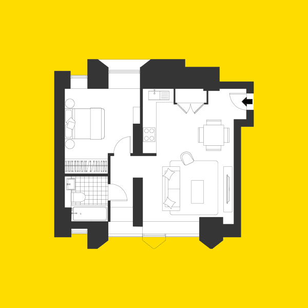 Vantage Point Apartment Floorplan