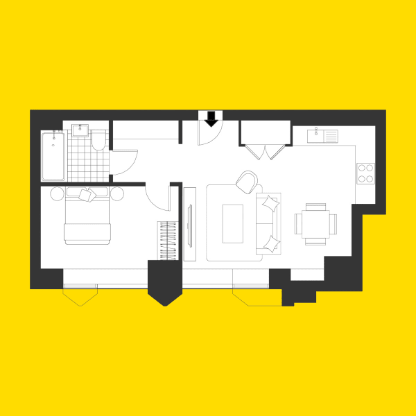 Vantage Point Apartment Floorplan