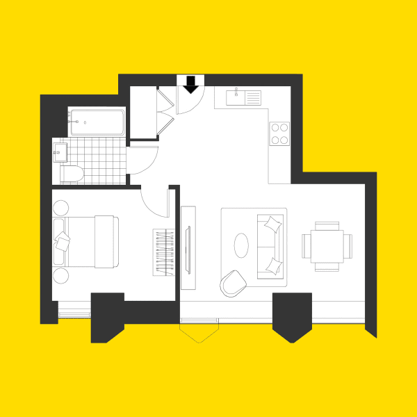 Vantage Point Apartment Floorplan