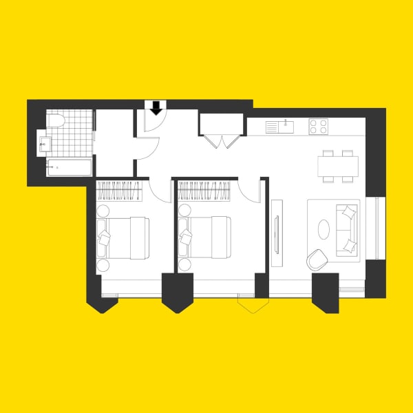 Vantage Point Apartment Floorplan