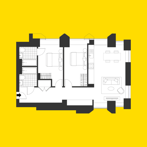 Vantage Point Apartment Floorplan