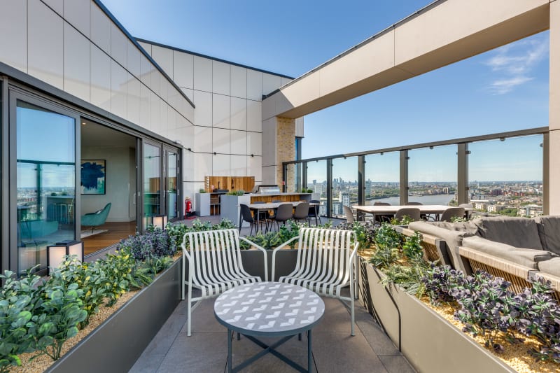 Collier Point Roof Terrace, Union Wharf