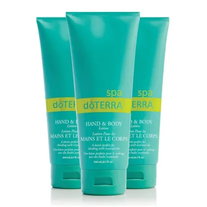 doTERRA SPA Hand and Body Lotion 3-pack