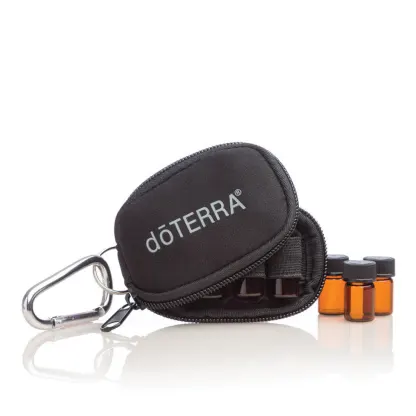 doTERRA Black 8-Vial Keychain