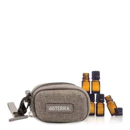 doTERRA Gray Dram Keychain