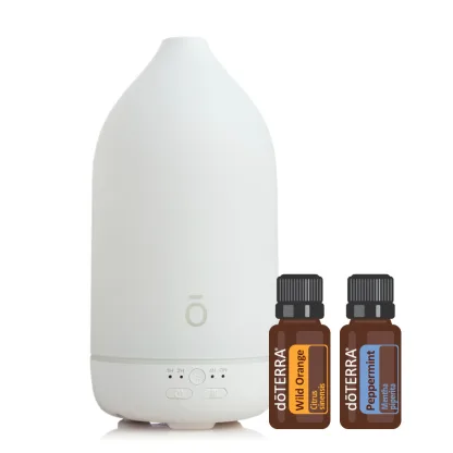 doTERRA Laluz Diffuser with Peppermint and Wild Orange