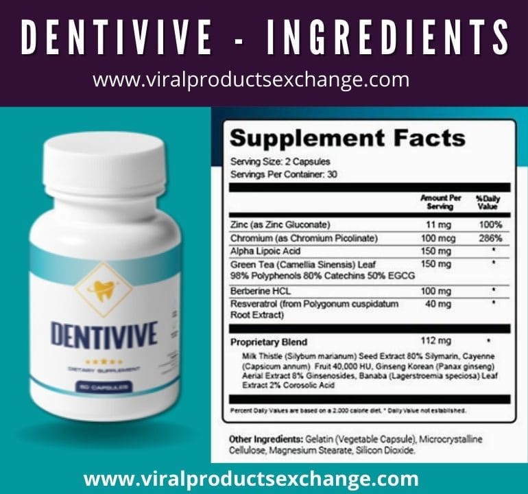 Dentivive Ingredients