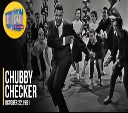 Picture of Ch with crowdubby Checker dancing