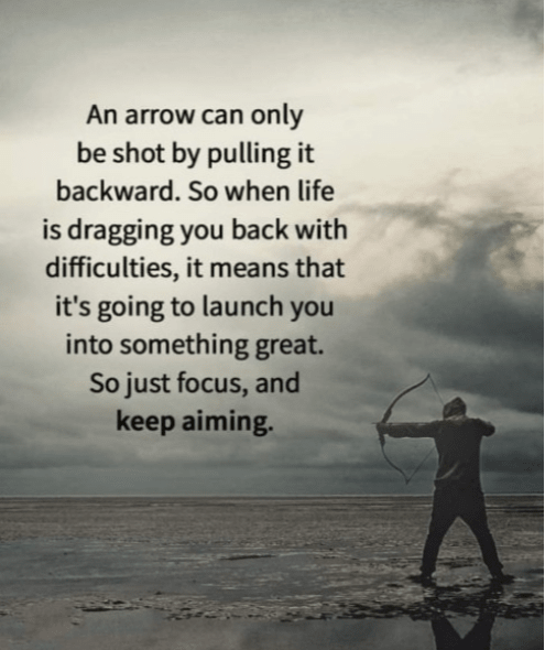 March 18th an arrow