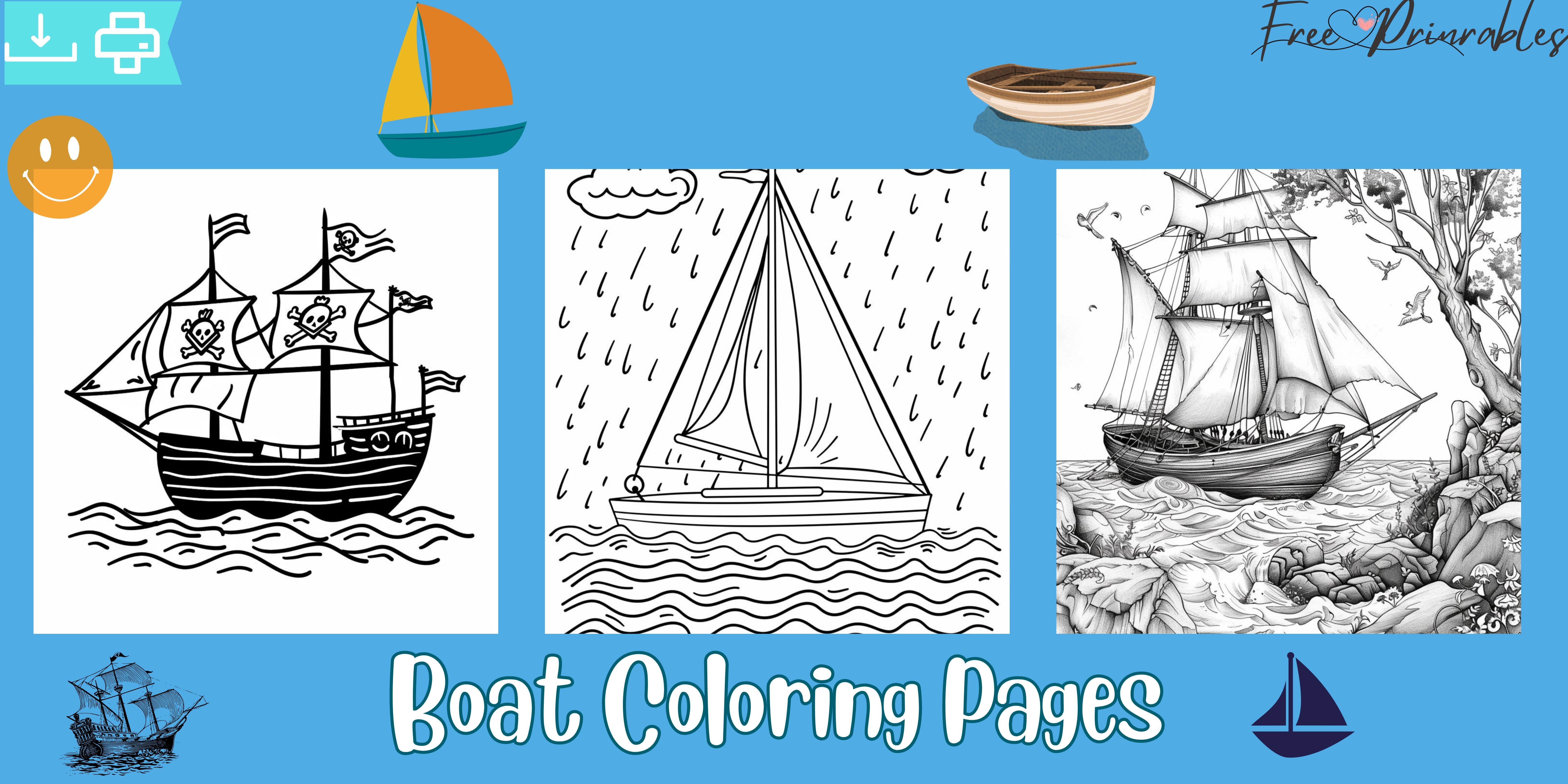 Boat Coloring (1)